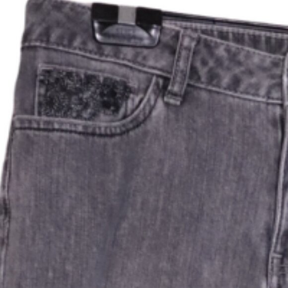 DENVER HAYES WOMENS SIZE 6 DENIM GREY HIGH RISE JEANS - Picture 3 of 5